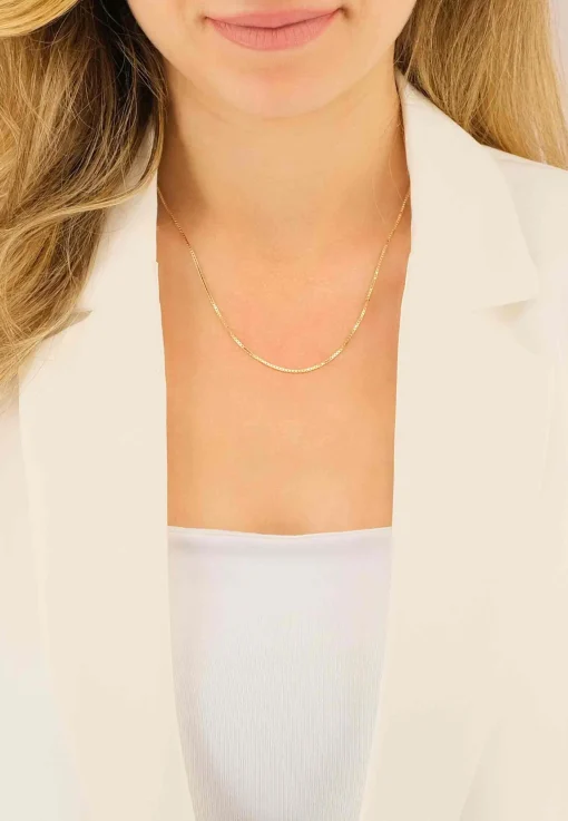 Collier Venezianer Gelbgold 750, 1.1mm, 60cm