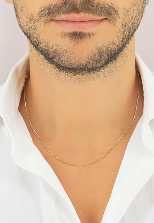 Collier Venezianer Gelbgold 585, 0.9mm, 45cm