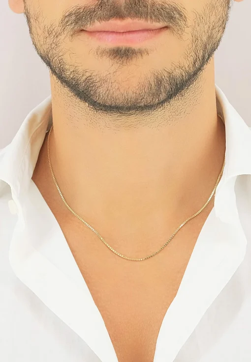 Collier Venezianer Gelbgold 585, 1.1mm, 50cm