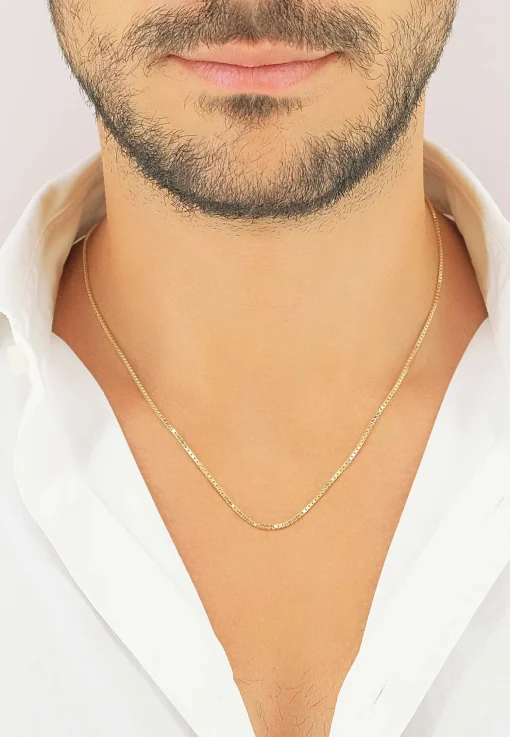 Collier Venezianer Gelbgold 585, 1.4mm, 55cm