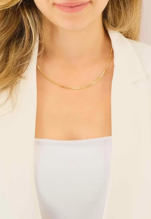 Collier Venezianer Gelbgold 750, 1.6mm, 45cm