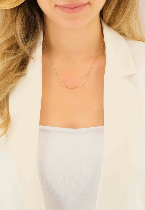 Collier Venezianer Gelbgold 750, 1.1mm, 42cm