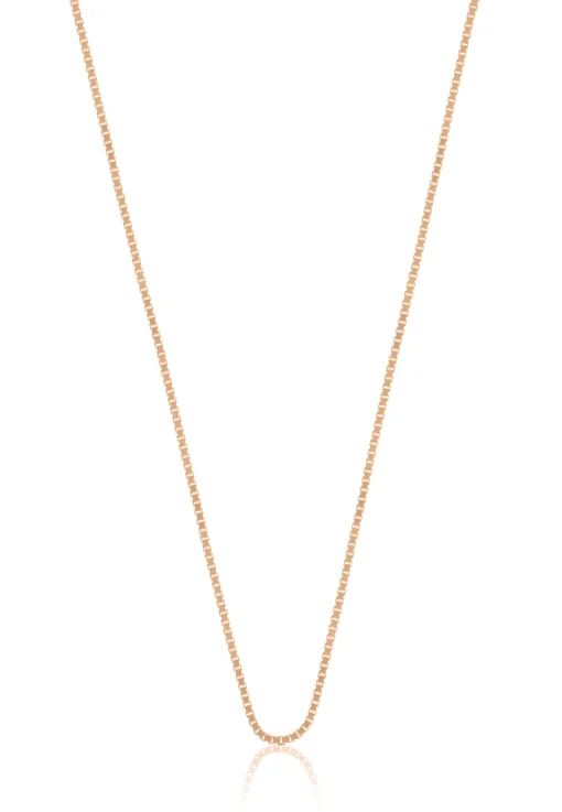 Collier Venezianer Rotgold 750, 1mm, 45cm