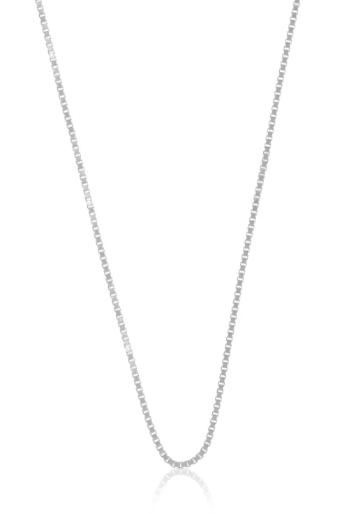 Collier Venezianer Weissgold 375, 1.1mm, 42cm