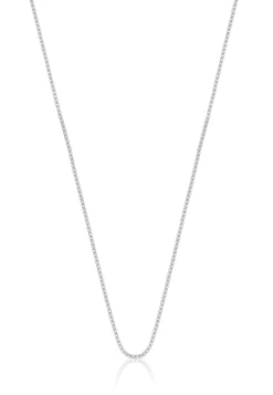 Collier Venezianer Weissgold 750, 0.8mm, 40cm