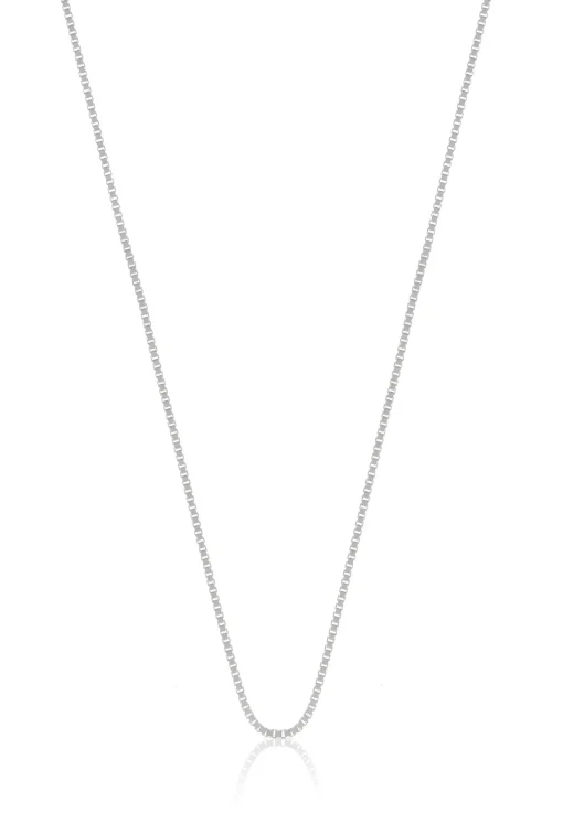 Collier Venezianer Weissgold 750, 0.8mm, 40cm