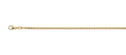 Collier Zopf Gelbgold 750, 2.1mm, 42cm