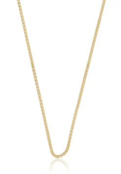 Collier Zopf Gelbgold 750, 1.6mm, 60cm