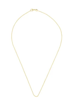 Collier Zopf Gelbgold 375, 1.2mm, 55cm