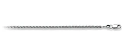 Collier Zopf Weissgold 750, 2.5mm, 50cm