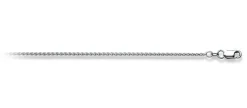 Collier Zopf Weissgold 750, 1.6mm, 50cm