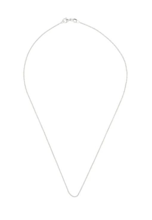 Collier Zopf Weissgold 750, 1.2mm, 38cm