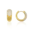 Creolen Gelbgold 750 Brillanten 0.83ct. Scharnier 13.5x5.7mm