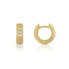 Creolen Gelbgold 750 Diamant 0.12ct. 13mm