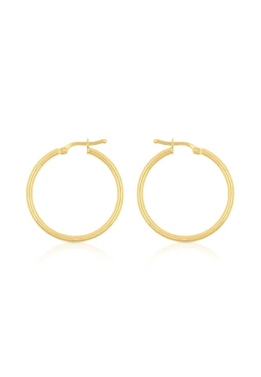 Creolen Gelbgold 750, 29mm