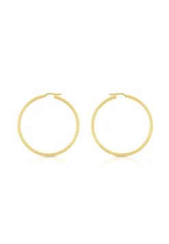 Creolen Gelbgold 750, 50mm