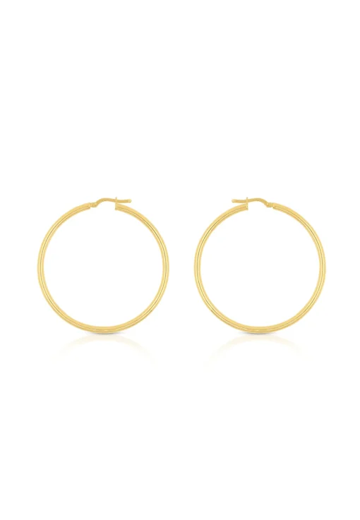 Creolen Gelbgold 750, 50mm