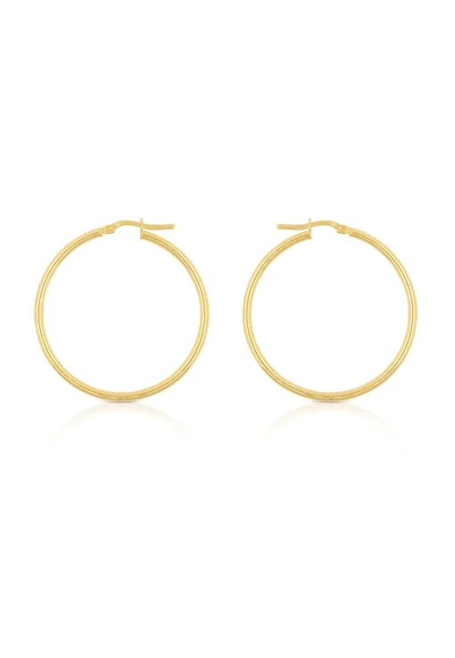 Creolen Gelbgold 750, 39mm