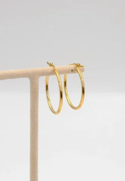 Creolen Gelbgold 750, 29mm