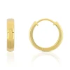 Creolen Gelbgold 750 U-Profil Scharnier 16.7mm