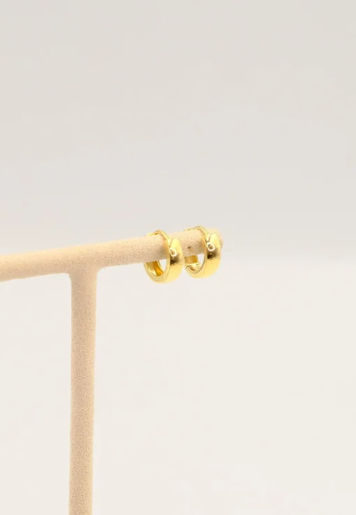 Creolen Gelbgold 750 U-Profil Scharnier 12.5mm