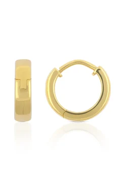 Creolen Gelbgold 750 U-Profil Scharnier 12.5mm