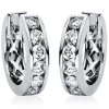 Creolen 750/18K Weissgold Diamant 0.81ct.