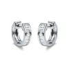 Creolen 750/18K Weissgold Diamant 0.4ct.
