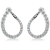 Creolen 750/18K Weissgold Diamant 2.61ct.