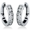 Creolen 750/18K Weissgold Diamant 0.75ct.