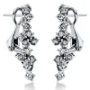 Creolen 585/14K Weissgold Diamant 0.58ct.