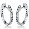 Creolen 750/18K Weissgold Diamant 0.79ct.