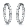 Creolen 750/18K Weissgold Diamant 11.65ct.