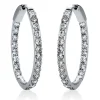 Creolen 585/14K Weissgold Diamant 3.05ct.