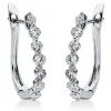 Creolen 750/18K Weissgold Diamant 0.82ct.
