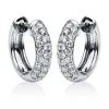 Creolen 750/18K Weissgold Diamant 1.19ct.