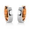 Creolen 750/18K Weissgold/Rotgold