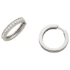 Creolen Silber 925 Zirkonia, 20mm