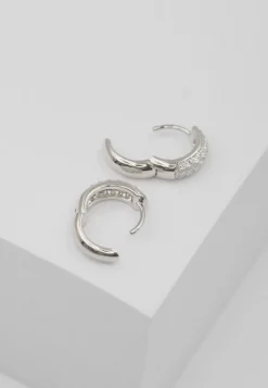 Creolen Weissgold 750 Brillanten 0.48ct. Scharnier 12mm