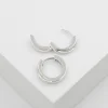Creolen Weissgold 750 Diamant 0.14ct. 14mm