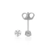 Diamantohrringe Weissgold 750 Brillanten 0.12ct. 4mm