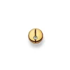 Einzel-Ohrstecker Gelbgold 750 Zirkonia 6mm