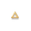 Fournitur Triangel Gelbgold 750, 8x9mm