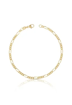 Fusskette Figaro Gelbgold 750, 24cm, 2.9mm