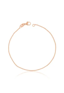 Fusskette Rundanker Rotgold 750, 24cm, 1.3mm