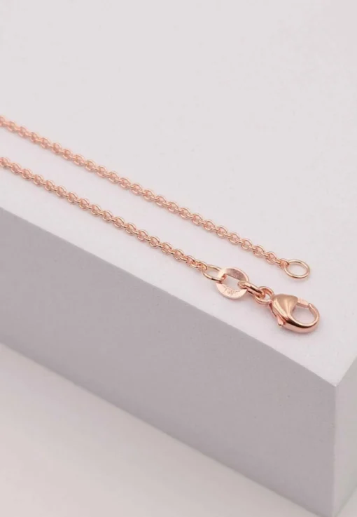 Fusskette Rundanker Rotgold 750, 24cm, 1.3mm