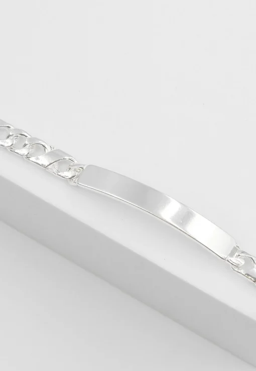 ID-Bracelet 8er-Kette Silber 925, 4.9mm, 19cm