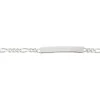 ID-Bracelet Figaro Silber 925, 3.3mm, 19cm