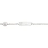 ID-Bracelet Panzer Silber 925 Schutzengel, 1.6mm, 14cm