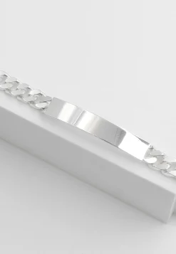 ID-Bracelet Panzer Silber 925, 6mm, 21cm
